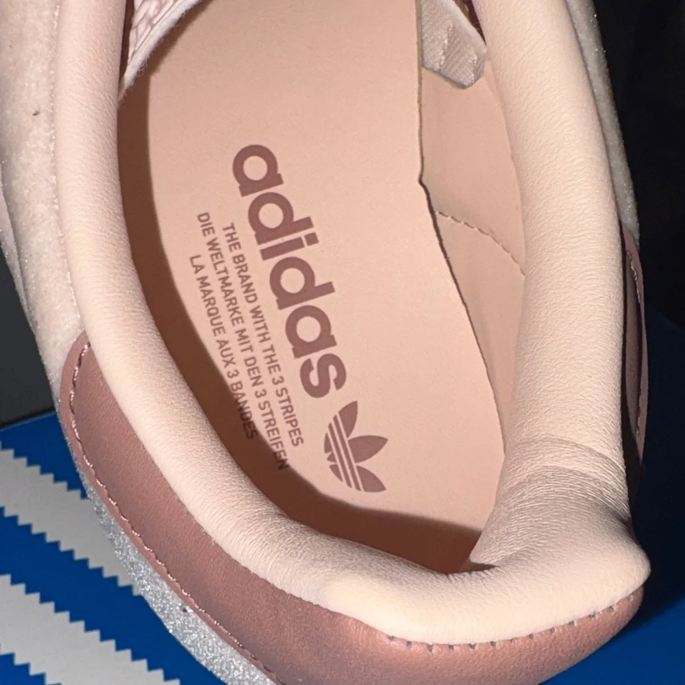 adidas Gazelle Indoor Women's Sneakers - Soft Pink and Beige - Picture 5 of 6